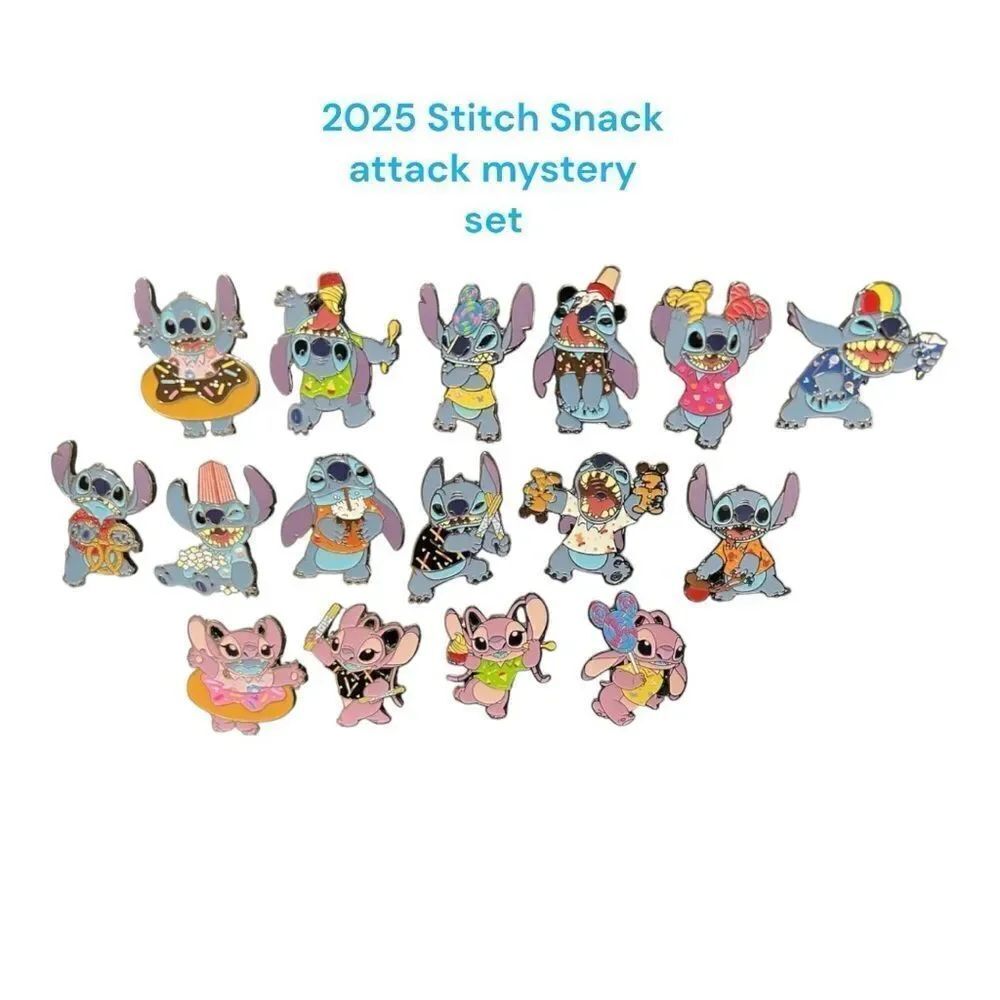 Disney Pin Stitch Attacks Snacks Churro from Mystery Series 2025 1 of 16 - Picture 13 of 13